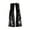 L, variant on 1. Women's Glossy Faux Latex Thigh High Stockings, Wet Look Over Knee Zippered Leg Covers for Nightclub Parties