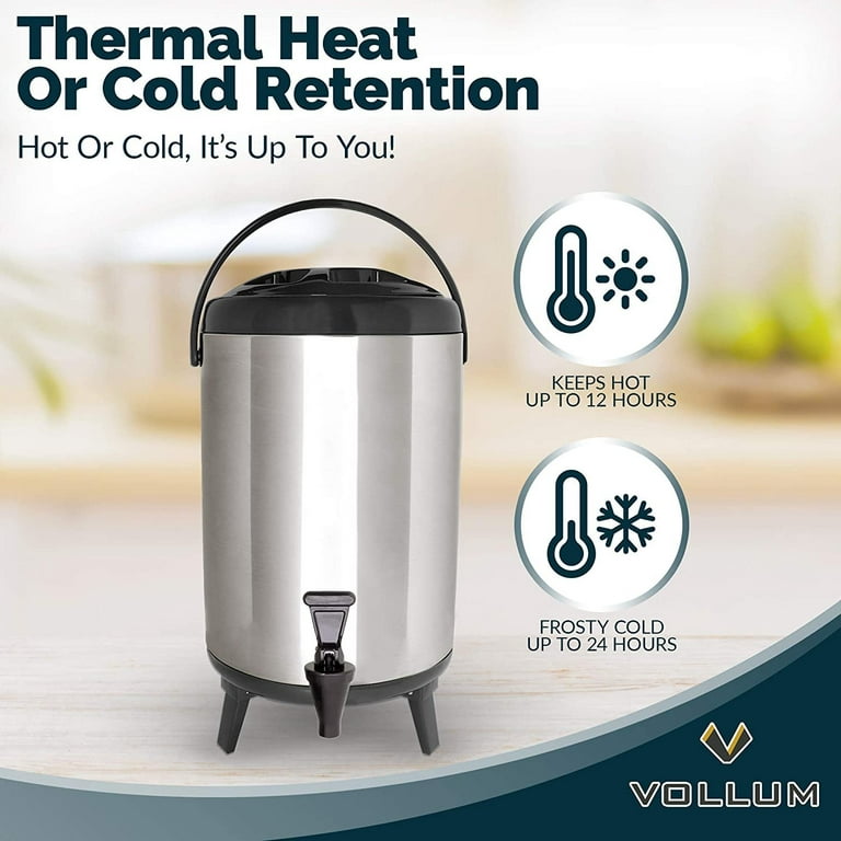 NEW 12L Insulated Hot Cold Drink Beverage Dispenser Coffee Tea