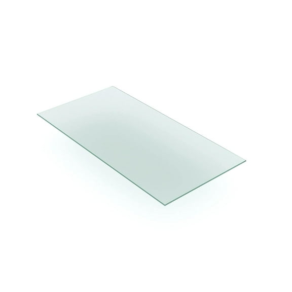 Econoco Tempered Glass Shelves, 12'' X 24'' Glass Shelves (Pack of 5)