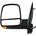 thumbnail image 1 of CCIYU Black Left Side View Mirror Manual Folding Power Adjustment Power Heated Turn Signal Fits for 2008 2009 2010 2011 2012 2013 2014 2015 2016 2017 For Chevy Express For GMC Savana, 1 of 6