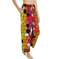 thumbnail image 2 of Haiem Colorful Tie Dye Stained Glass 1 Women's Pajama Pants Ultra Lightweight Pjs Bottoms Sleepwear Bottom Pants With Pocket Drawstring-X-Large, 2 of 9