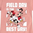 thumbnail image 3 of Disney - Field Day Best Day - Toddler And Youth Girls Short Sleeve Graphic T-Shirt, 3 of 5