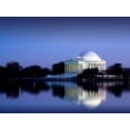thumbnail image 2 of Highmith, Carol 14x12 Black Ornate Wood Framed with Double Matting Museum Art Print Titled - Jefferson Memorial, Washington, D.C. Number 2 - Vintage Style Photo Tint Variant, 2 of 4
