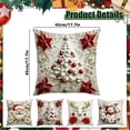 thumbnail image 3 of BMYJ Christmas Shaped Plush Cushions Man/Snowman/Reindeer Throw Pillows Festive Home Decoration Sofa Cushions for Christmas Winter Holiday Party Outdoor Bedroom Cushion Decoration, 3 of 4