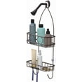 thumbnail image 2 of Simple Houseware Shower Caddy Hanging Organizer with 2 Hooks, Bronze, 2 of 6