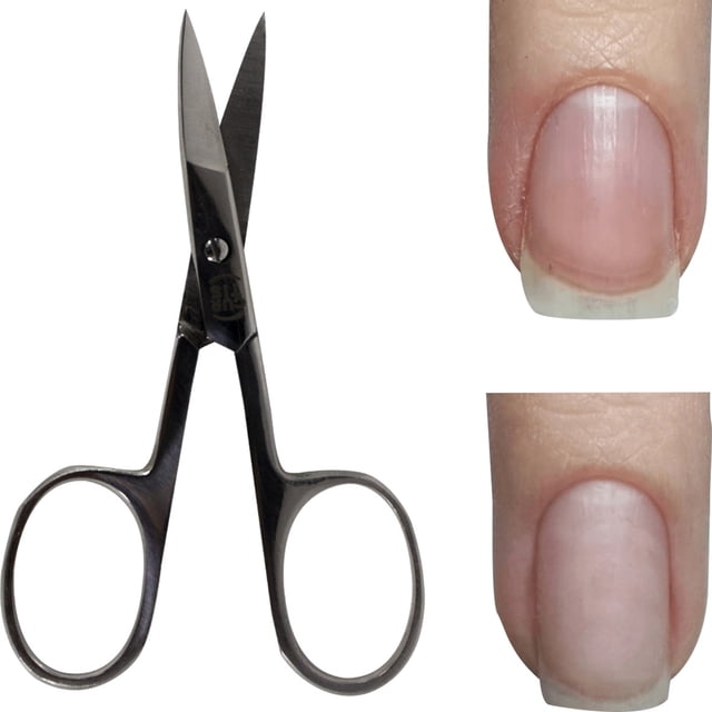 Tijera Curva Curtis Para Uñas Y Cuticula Acero Inoxidable 23C