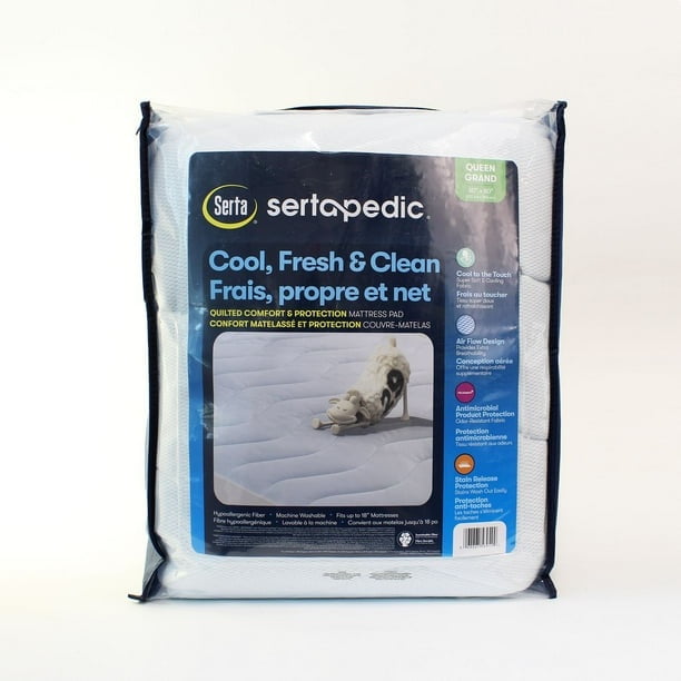 Serta Fresh And Clean Mattress Pad King