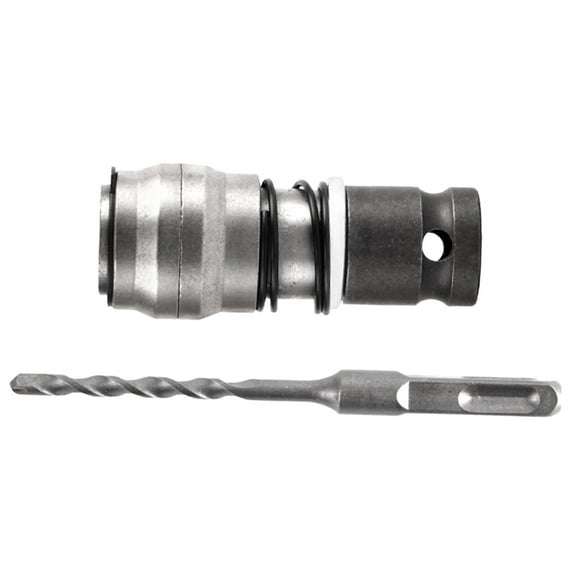Kit de conversión de llave eléctrica, adaptador de martillo, adaptador de punta hexagonal, accesorios de aleación, cabezal del kit de conversión de ll con 1 broca