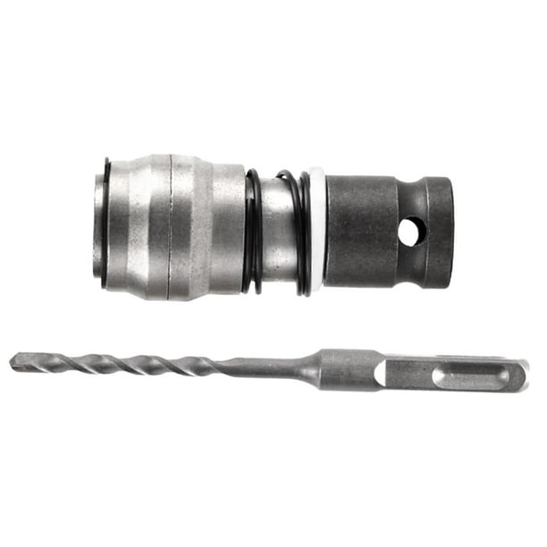 Conversión de llave eléctrica, Adaptador de martillo, Adaptador de punta hexagonal, Accesorios de aleación, con 1 broca
