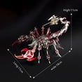 thumbnail image 2 of Maqueta 3D de metal Scorpion King Red DIY con herramientas para mayores de 14 años, 2 of 7