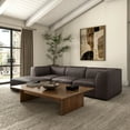 thumbnail image 6 of Moe's Home Collection Form Slipper Chair Espresso Brown Leather, 6 of 7