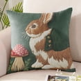 thumbnail image 4 of Housse de Coussin de Sofa Imprimée pour Décoration de Salon Série Simples Housse d'Oreiller de Pâques Mignons Lapins Housse de Coussin de Sofa Imprimée Décoration de Fête, 4 of 7