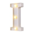 thumbnail image 2 of Walbest Decorative LED Illuminated Letter Marquee Sign, Alphabet Marquee Letters with Lights For Wedding Birthday Party Christmas Night Light Lamp Home Bar Decoration I, 2 of 7
