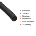 thumbnail image 4 of Foam Rubber Weather Seal Strip, 3mm(1/8") Diameter 6 Meters (19.69Ft) Long Round EPDM Rubber for DIY Gasket, 4 of 6