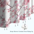 thumbnail image 6 of Pioneer Flower Floral Print Pattern Shower Curtain 72"x72" ,Bathroom Decorative Shower Curtains Set with 12 Hooks,Modern Waterproof Washable Shower Curtain, 6 of 6