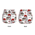 thumbnail image 3 of Daiia Rabbit And Hedgehog Pattern Women's 2 in 1 Running Shorts - Lightweight Athletic Workout Gym Yoga Shorts Liner with Phone Pockets-X-Large, 3 of 7