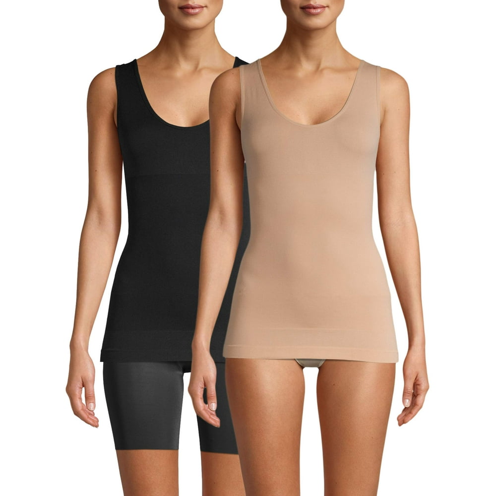 Real Comfort Real Comfort Lucy 2Pack Seamless Basic Shaping Camisole