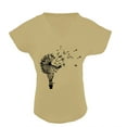 thumbnail image 3 of Pompotops Mode Femmes Print Manches Courtes en Vrac Col Rond T-shirt Top Chemisier, 3 of 6