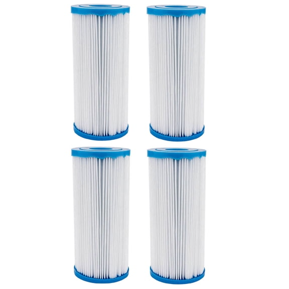 Clear Choice Pool Spa Filter 2.75 Dia x 6.00 in Cartridge Replacement for Filbur FC-3027 Baleen AK-1016, [4-Pack]
