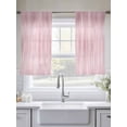 thumbnail image 4 of Pink Ombre Striped Sheer Curtains 2 Panels Set Modern Abstract Art Sheer Window Curtains Light Filtering Rod Pocket Voile Drapes for Bedroom Living Room 52"x54", 4 of 8