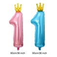 thumbnail image 3 of relayinert Crown Digital Aluminum Film Balloon, 3 of 9
