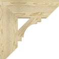 thumbnail image 3 of Ekena Millwork 6"W x 20"D x 20"H Merced Slat Rough Sawn Bracket, Douglas Fir, 3 of 4