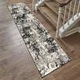 thumbnail image 2 of Gertmenian Majestic Omari Modern Abstract Black Indoor Area Rug, 2x9, 2 of 5