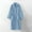 Blue Womens Nightgowns, variant on Fleece Robes for Women Button Down Duster Nightgowns Soft Warm Thicken Fuzzy Sleepwear with Pockets
