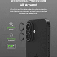 thumbnail image 3 of Belkin ScreenForce TemperedGlass Camera Lens Protector for Apple iPhone 16 & iPhone 16 Plus - Case-Compatible Tempered Glass Lens Cover, Apple iPhone Accessories - 2-pack, 3 of 7