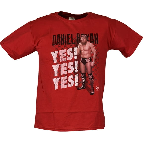 Daniel Bryan Yes Yes Yes Pose WWE Boys T-shirt YM 10-12
