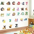 thumbnail image 4 of Pegatinas de pared ANGGREK Alfabeto de PVC para habitaciones de niños 26 piezas, 4 of 8