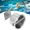thumbnail image 2 of Stainless Steel Pool Lane Rope Anchor: Durable Rectangular Base Goblet-Shaped Fitting with Horizontal Steel Pipe for Secure Swim Lane Line Installation, 10.3x8.5CM Premium Pool Wall-Mounted Fixture, 2 of 6