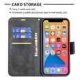 thumbnail image 6 of Feishell Fit for iPhone 16 Pro Phone Case with Detachable Wrist Strap & ID Credit Card Slots,Premium PU Leather Shockproof Magnetic Clasp Folio Flip Kickstand Holder Protective Cover,Black, 6 of 9