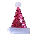 thumbnail image 4 of Rotm Funny Christmas Hats Christmas Hat, Santa Hats for Adults & Ki'ds Comfort Extra Thicken Holiday Xmas Hat for New Year Festive Party Hot Pink,One Size, 4 of 5