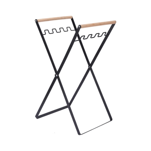 7829 Multipurpose Metal Frame Holder for Recycling Bin and Storage Bags Outdoors