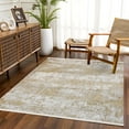 thumbnail image 2 of Gold Abstract Area Rugs for Living Room Washable Rugs Boho Moroccan Area Rug Soft Neutral Geometric Bohemian Carpet Distressed Indoor Rug for Bedroom Dining Room Office Foldable Nonslip Rug, 2 of 9