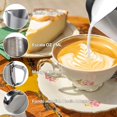 thumbnail image 2 of Jarra para Espumar Leche - 600ml 20oz Jarra de Espumar de Leche de Acero Inoxidable para leche para Espumar Café Espresso y Leche Máquina de Capuchino Espresso, 2 of 4