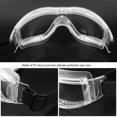 thumbnail image 4 of Ginyia Gafas de Seguridad para PC, Lentes Transparentes a Prueba de Viento Protección Anti-Impacto para los Ojos Gafas de Seguridad Gafas Anti-Saliva Gafas para Bloquear la Saliva(Transparente) Ecomeon no, 4 of 6