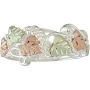 BLACK HILLS GOLD Jewelry Coleman 10kt and 12kt and Sterling Silver Women's Band