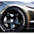 thumbnail image 2 of Tire Stickers Tire Sticker 9766021231 Mickey Thompson; Raised Rubber Letters; 1.25 Inch Letter Height; White; 8 Sets Of Rubber Letters To Complete 4 Tires, 2 of 3