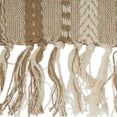 thumbnail image 3 of DII Stone Braided Stripe Jacquard Fringe Table Runner, 3 of 5