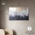 thumbnail image 5 of Silvered Layers High-Gloss Frameless Acrylic Glass Wall Art Blue Abstract Art by Art Remedy, Ready to Hang, 45 x 30, 5 of 7