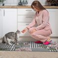 thumbnail image 3 of Pioneer Flower Floral Print Pattern Kitchen Rugs Sets Of 2,Anti Fatigue Kitchen Mat Rugs Non Slip Washable,Decorative Kitchen Floor Mats for Kitchen,Sink,Laundry,17"x30"+17"x47", 3 of 7