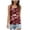 Wine, variant on Women's Tank Top Camisole Sleeveless O Neck T Wild Blouse Undershirts