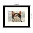 thumbnail image 4 of Amanti Art Hugo Hege Cat and Butterfly Wood Framed Wall Art Print, 4 of 7
