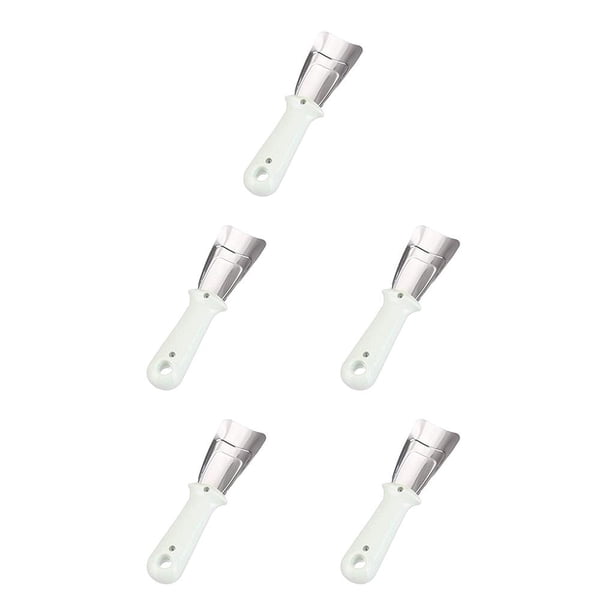 Billuyoard Raspador de hielo para refrigerador, pala de congelador Universal de acero inoxidable, dispositivos descongeladores, removedor de Type8 NO8