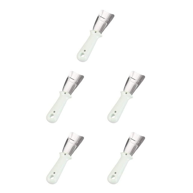 Wosthever Raspador de hielo para refrigerador, pala de congelador Universal de acero inoxidable, dispositivos descongeladores, removedor de Type8 NO8