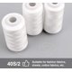 thumbnail image 4 of ilauke 4 x 3000 Yardas Bobinas de Hilo Serger Cono Overlock de Hilo de Coser de poliéster Blanco, 4 of 5