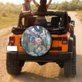 thumbnail image 3 of KAKALAD Cactus Floral Succulent Plants Nature 09 Spare Tire Cover Universal Vehicle Accessories Buckle Car Tools 17”in, 3 of 6