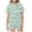 A Green, variant on Auroural Kids Pajamas Short Set Girls Button Front Pajama Top & Shorts Set, 2-Piece, Sizes 2-14 & Plus